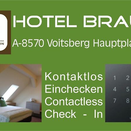 Hotel Braun Фойтсберг Екстер'єр фото