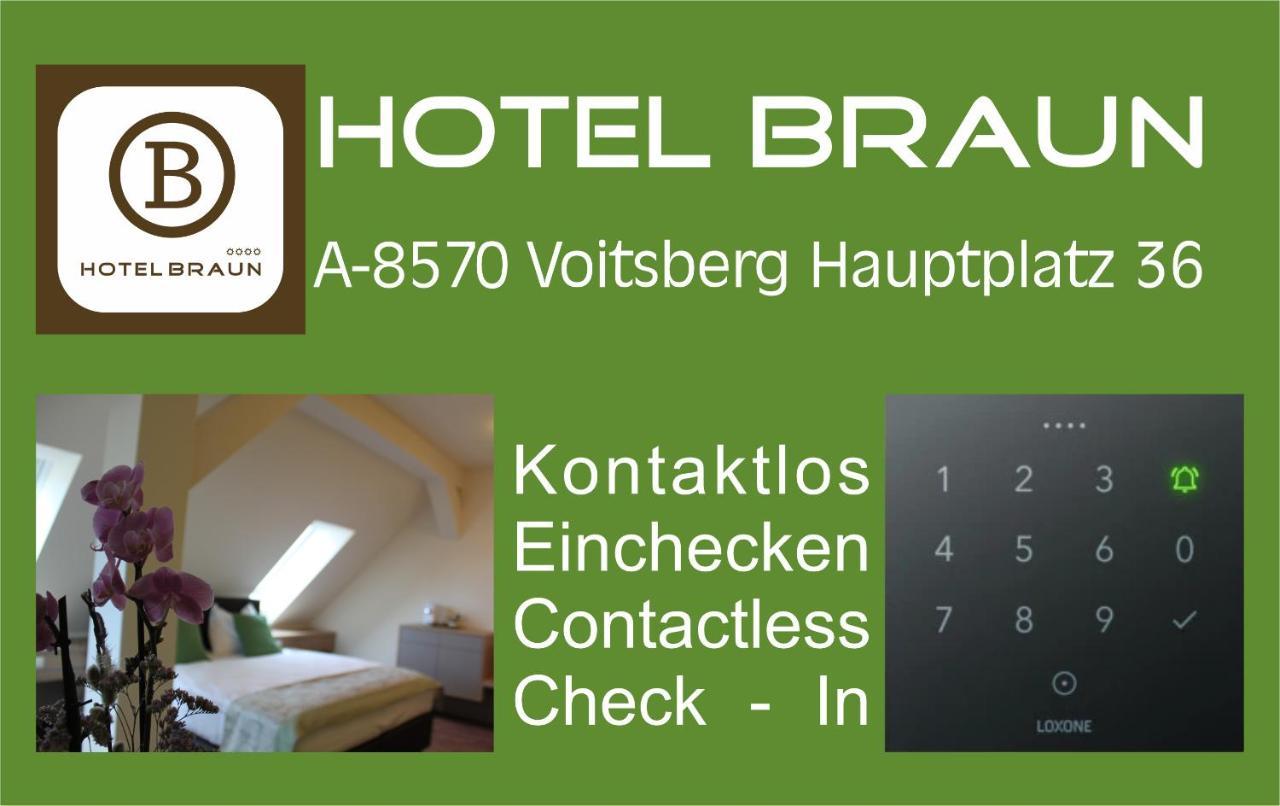 Hotel Braun Фойтсберг Екстер'єр фото